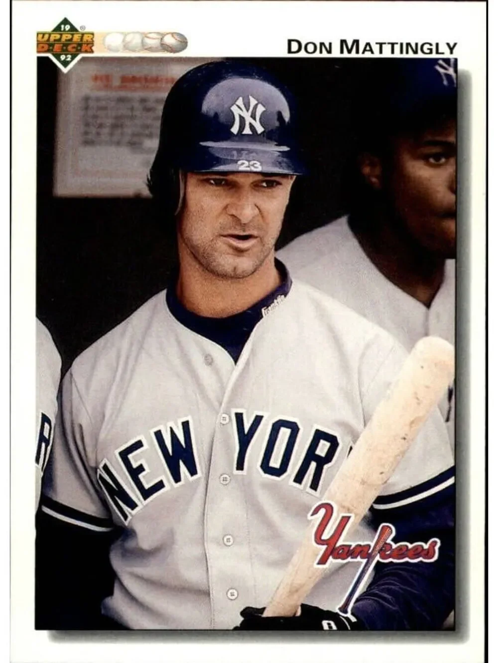 Don Mattingly 1992 Upper Deck MLB #356 Baseball Card New York Yankees